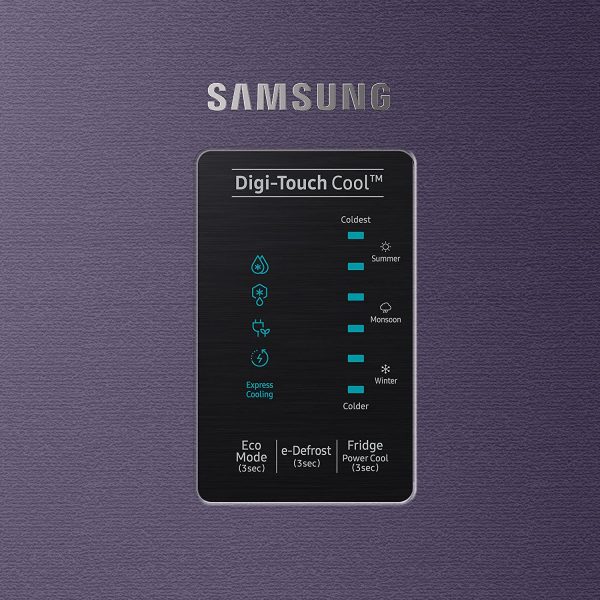 Samsung 198 L 4 Star Digital Inverter Single Door Refrigerator (RR21A2D2XUT/HL, Digi-Touch Cool, Base Stand with Drawer, Pebble Blue), Medium - Image 6