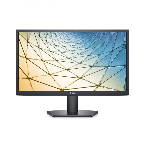 Dell-SE2222H (55.88 cm) FHD Monitor 1920 X 1080 at 60Hz, VA Panel, Anti-glare 3H hardness, Brightness 250 cd/m², Tilt Adjustment, 16.7m colours, LED Backlight HDMI (HDCP 1.4), VGA, 3 Year Warranty