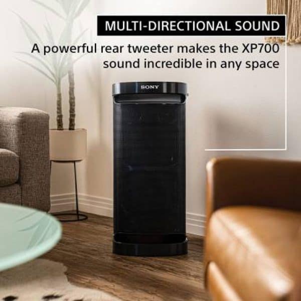 SONY SRS-XP700/BCE12 Bluetooth Party Speaker  (Black, Grey, Stereo Channel) - Image 7