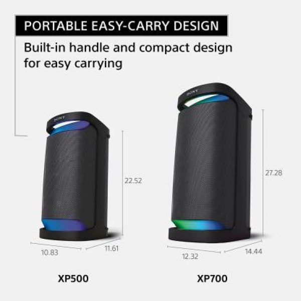 SONY SRS-XP700/BCE12 Bluetooth Party Speaker  (Black, Grey, Stereo Channel) - Image 6