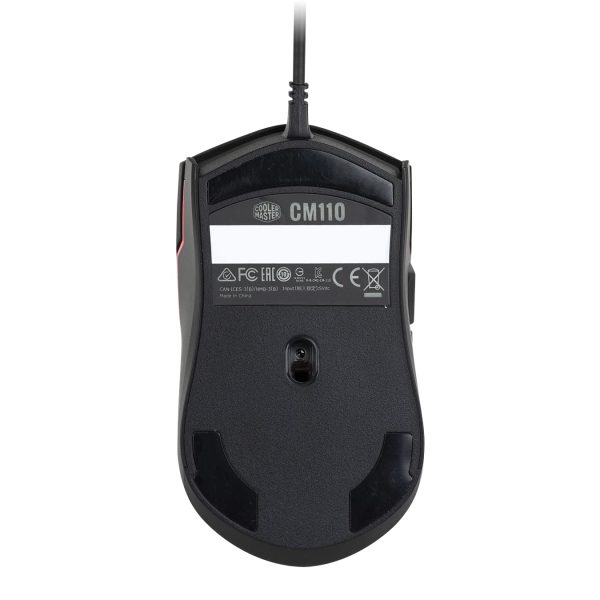 Cooler Master CM110 Gaming Mouse with PixArt PWM3050, 5 Level DPI, Black - Image 5