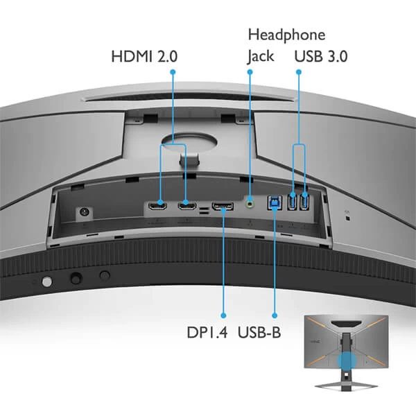 BenQ MOBIUZ EX2710R Curved Gaming Monitor - Image 7