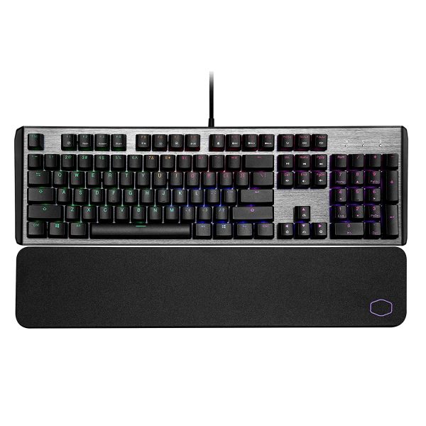 Cooler Master CK550 V2 Gaming Mechanical Keyboard Brown Switch with RGB Backlighting, On-The-Fly Controls, and Hybrid Key Rollover, CK-550-GKTM1-US