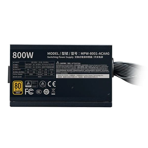 Cooler Master G800 800 Watt 80 Plus Gold SMPS - Image 6