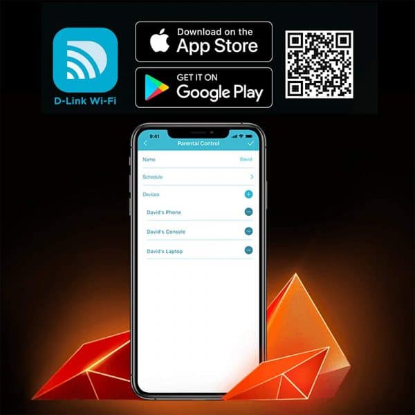 D-Link WiFi 6 Router AX5400 MU-MIMO Voice Control Compatible with Alexa & Google Assistant, Dual Band Gigabit Gaming Internet Network (DIR-X5460-US) - Image 8