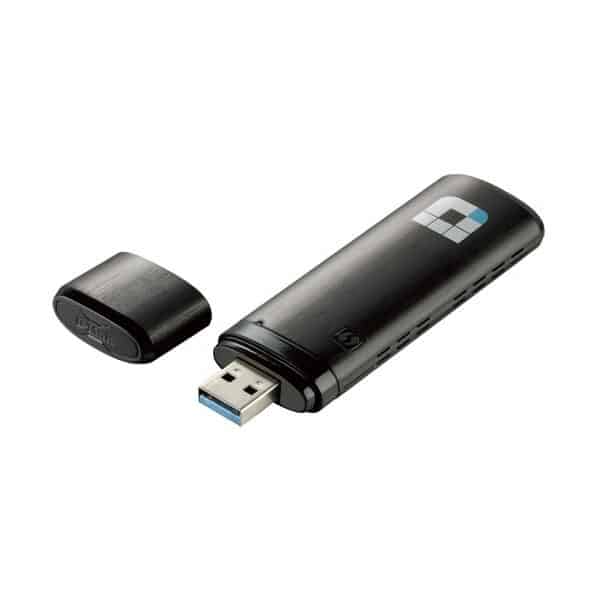 D-Link DWA-182 Wireless AC1300 Dual Band USB 3.0 Adapter, Black - Image 4