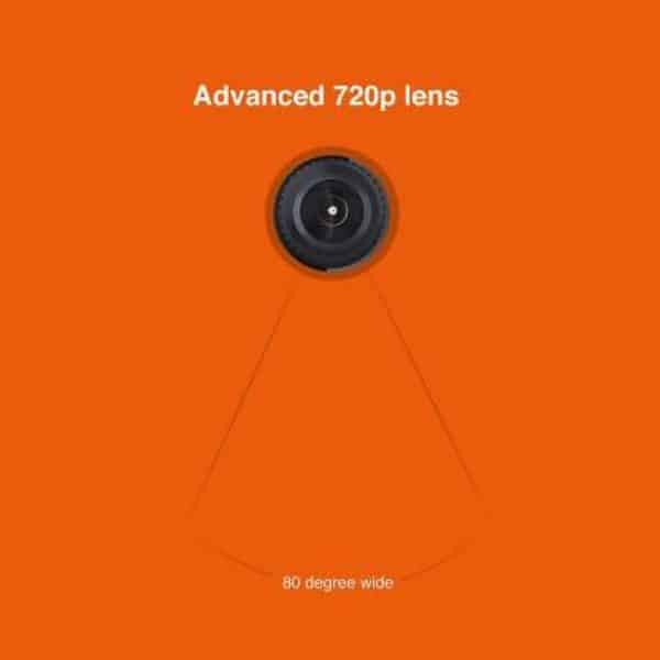 Fingers 720 Hi-Res Webcam with Built-in Premium USB Mic and Advanced 720p Lens for Desktop PCs and Laptops Webcam  (Black) - Image 4