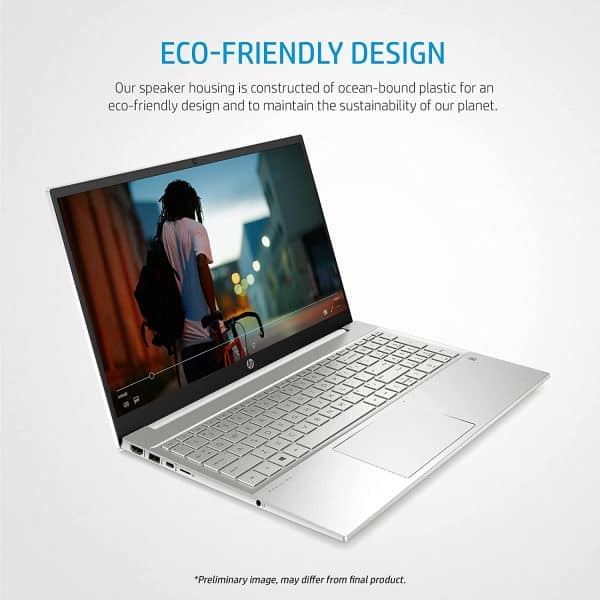 HP Pavilion 15 Ryzen 5 15.6-inch (39.6 cms) Thin & Light FHD Laptop (8GB/512GB SSD/B&O Audio/Windows 10/MS Office/Natural Silver/1.75 kg), 15-eh1101AU - Image 6