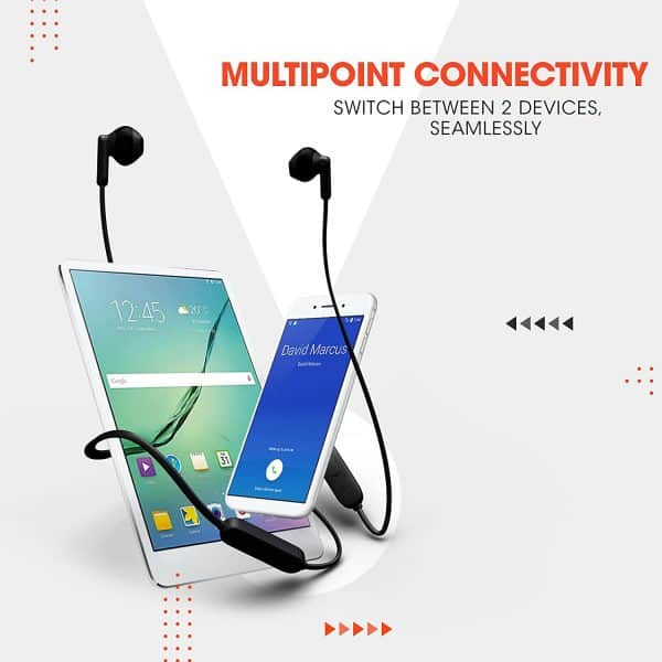 JBL Tune 215BT, 16 Hrs Playtime with Quick Charge, in Ear Bluetooth Wireless Earphones with Mic, 12.5mm Premium Earbuds with Pure Bass, BT 5.0, Dual Pairing, Type C & Voice Assistant Support (Black) - Image 4