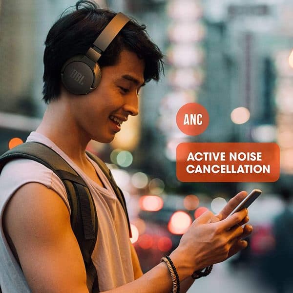 JBL Tune 660NC Wireless Bluetooth On Ear Headphone with Mic (Black) - Image 3