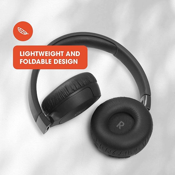 JBL Tune 660NC Wireless Bluetooth On Ear Headphone with Mic (Black) - Image 8