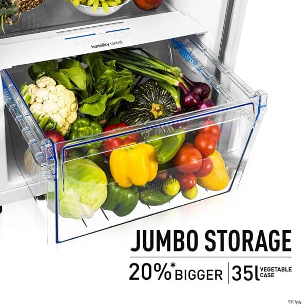 Panasonic Econavi 307 L 3 Star 6-Stage Inverter Frost-Free Double Door Refrigerator (NR-BG313VGG3, Glitter Grey, Powered by Artificial Intelligence) - Image 6