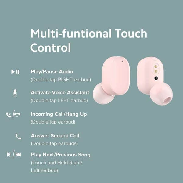 Redmi Earbuds 3 Pro, HD Wireless Audio with Qualcomm chipset, Dual Drivers, Up to 30hrs Battery Life & IPX4 Splash Proof (Blue) - Image 9