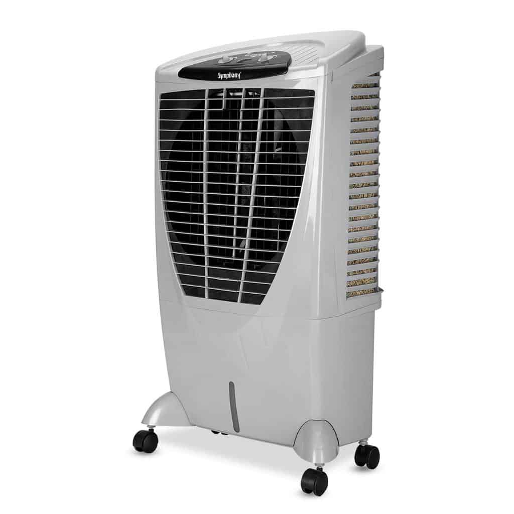 Symphony Winter Powerful Desert Air Cooler 56 litres Air Fan 4 Side Cooling Pads Whisper Quiet Performance Low Power Consumption Grey