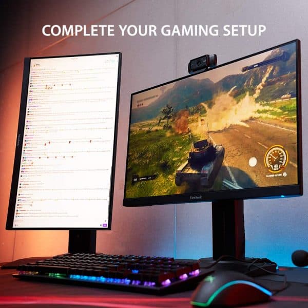 ViewSonic 24 Inch XG2405 Full HD IPS Display Frameless Gaming Monitor, Refresh Rate 144Hz, Response Time 1MS, Dual HDMI and Display Port connectivity, Advanced Ergonomics, Sturdy Look and Feel - Image 4