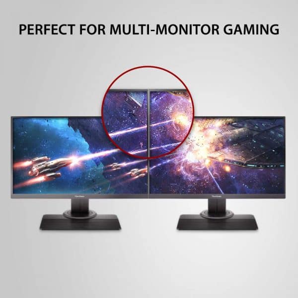 ViewSonic 24 Inch XG2405 Full HD IPS Display Frameless Gaming Monitor, Refresh Rate 144Hz, Response Time 1MS, Dual HDMI and Display Port connectivity, Advanced Ergonomics, Sturdy Look and Feel - Image 5