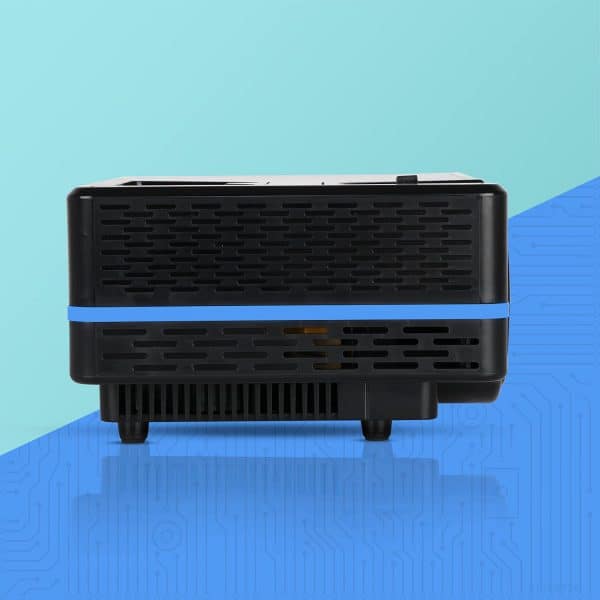 ZEBRONICS ZEB-LP2000M Full HD Home Theatre Projector with Miracast, DLNA/Airplay Support, Built in Speaker, HDMI/VGA, 1080p Support and Remote Control (Black + Blue) - Image 4
