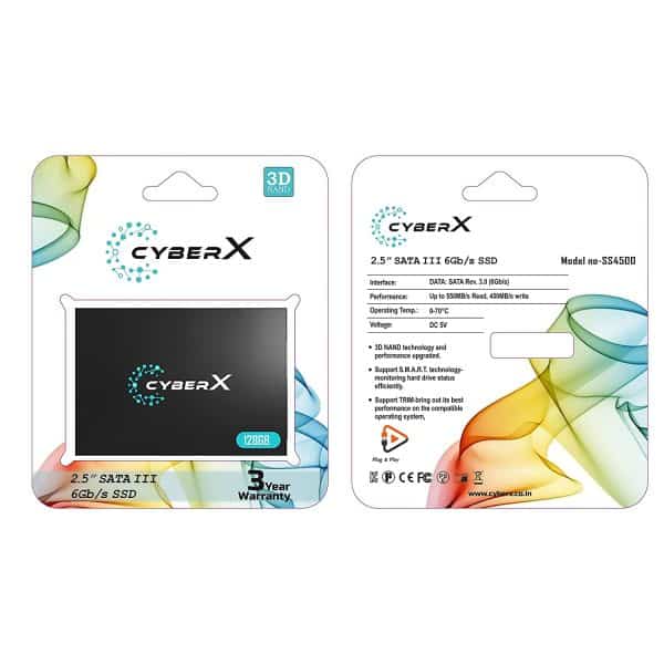 CYBERX 128GB 2.5 inch Solid State Drive (CY10-128G) - Image 3