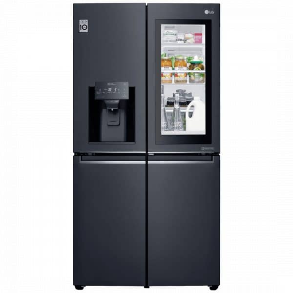 LG 889 Litres 2 Star Frost Free Inverter Linear French Door Refrigerator (InstaView Door-in-Door, GR-X31FMQHL, Matt Black)