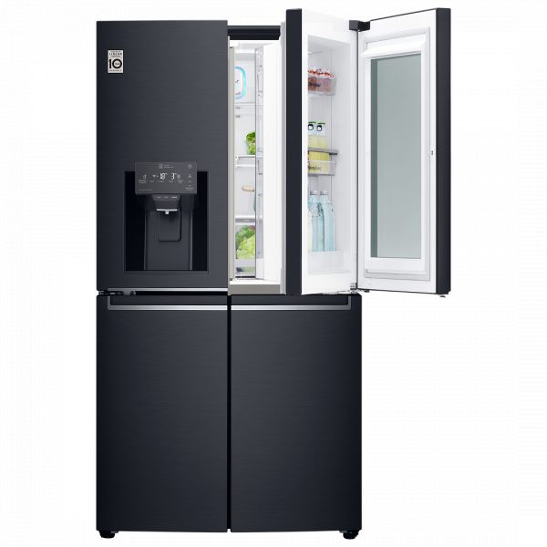 LG 889 Litres 2 Star Frost Free Inverter Linear French Door Refrigerator (InstaView Door-in-Door, GR-X31FMQHL, Matt Black) - Image 3