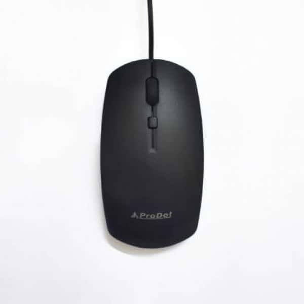 PRODOT palm Wired Optical Gaming Mouse  (USB 2.0, Black)