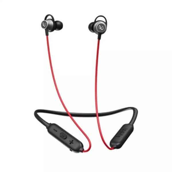 Infinity Glide N200 Bluetooth Neckband with Deep Bass Sound and IPX5 water proof (Red) - Image 5