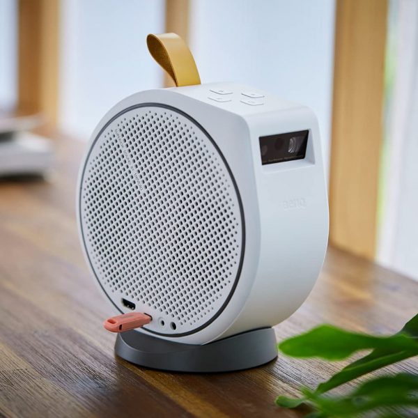 BenQ GV30 Smart Portable Projector | Android TV 9.0 | 16W Extra Bass Bluetooth Speaker | Wireless Projector – WiFi, Chromecast & AirPlay | 135° Projection Angle | Auto Focus & Keystone | HDMI | USB-C - Image 3