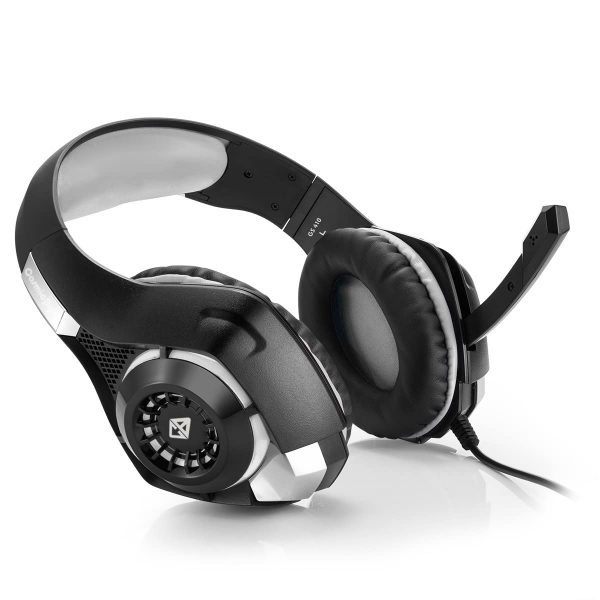 Cosmic Byte GS410 Headphones with Mic and for PS5, PS4, Xbox One, Laptop, PC, iPhone and Android Phones (Grey) - Image 2