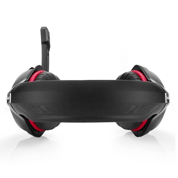 Cosmic Byte GS410 Headphones with Mic and for PS5, PS4, Xbox One, Laptop, PC, iPhone and Android Phones (Black/Red) - Image 5