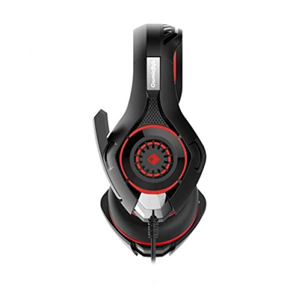 Cosmic Byte GS410 Headphones with Mic and for PS5, PS4, Xbox One, Laptop, PC, iPhone and Android Phones (Black/Red) - Image 6