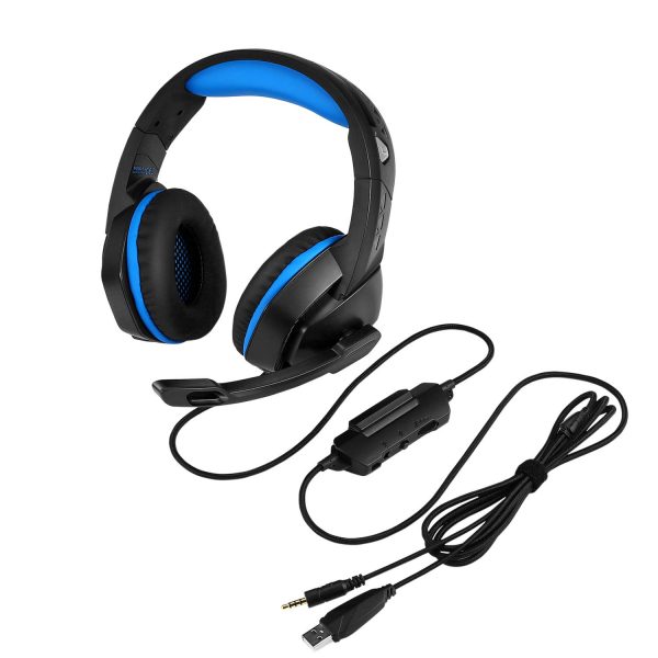 Cosmic Byte H3 Gaming Wired over ear Headphone With Mic For Pc, Laptops, Mobiles, Ps4, Xbox One (Blue) - Image 5