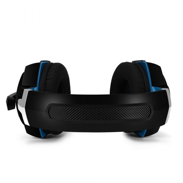 Cosmic Byte Over the Ear Headsets with Mic & LED - G2000 Edition (Black/Blue) Rubberized Texture - Image 7