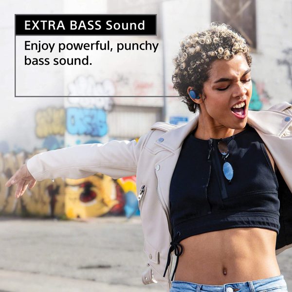 Sony WF-XB700 Truly Wireless Extra Bass Bluetooth Earbuds with 18 Hours Battery Life, True Wireless Earbuds with Mic for Phone Calls, Quick Charge, BT Ver 5.0 (Black) - Image 9