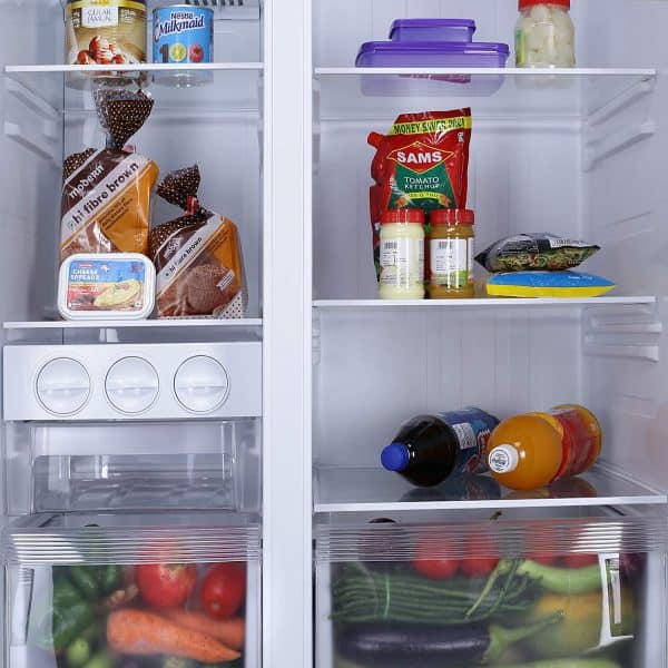 Panasonic 584 L with Inverter Side by Side Refrigerator (NR-BS60VKX1, Dark Grey) - Image 9