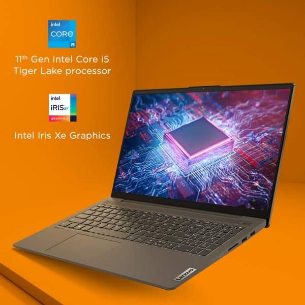 Lenovo IdeaPad 5 11th Gen Intel i5 39.63cm (15.6") FHD IPS Thin&Light(16GB/512GB SSD/Win10/MSO/Iris Xe Graphics/Fingerprint Read/Graphite Grey/1.66Kg)82FG0125IN - Image 2