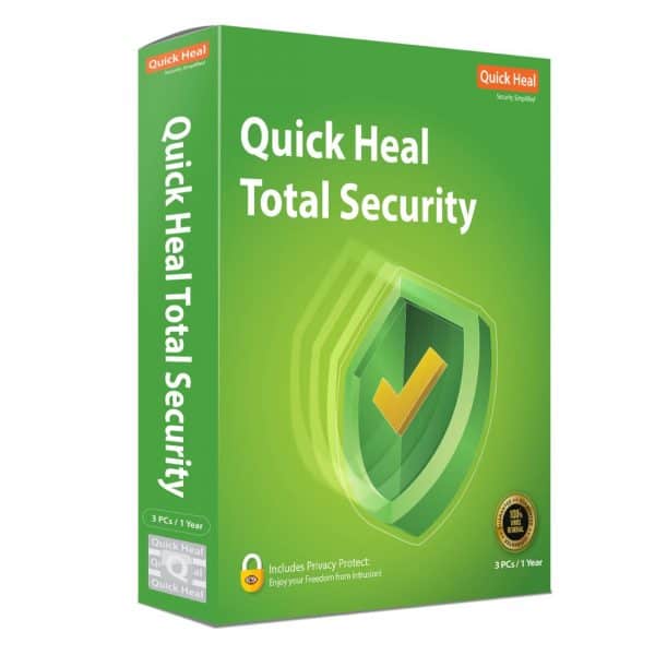 Quick Heal Total Security Latest Version - 3 PC, 1 Year