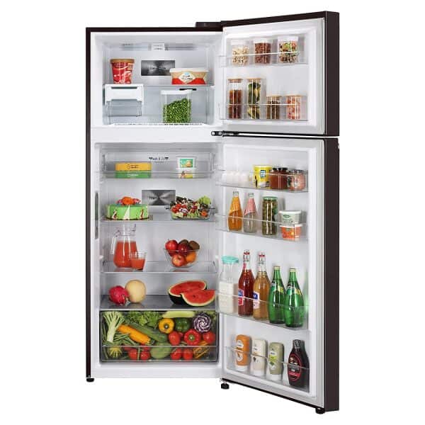 LG 423 L 3 Star Frost-Free Smart Inverter Wi-Fi Double Door Refrigerator (GL-T422VRSX, Russet Sheen, Convertible & Door Cooling+) - Image 2