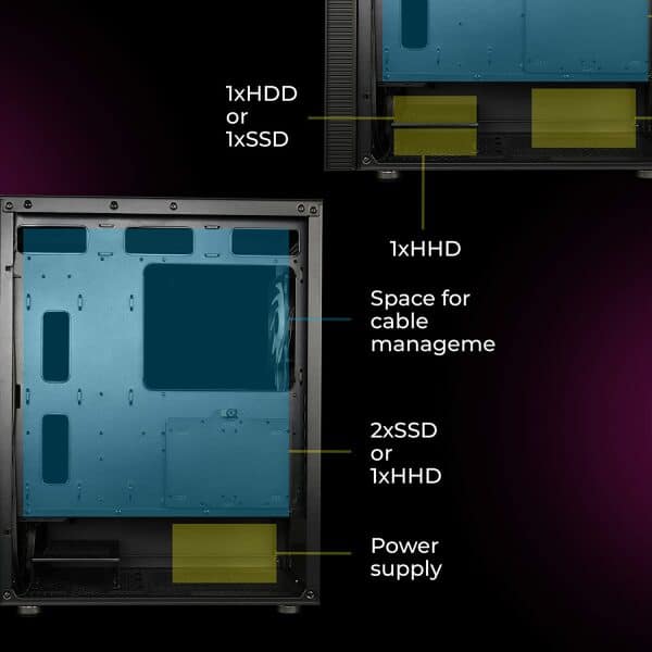 ZEBRONICS Zeb-Matrix PRO Computer case/Gaming Chassi - Image 6