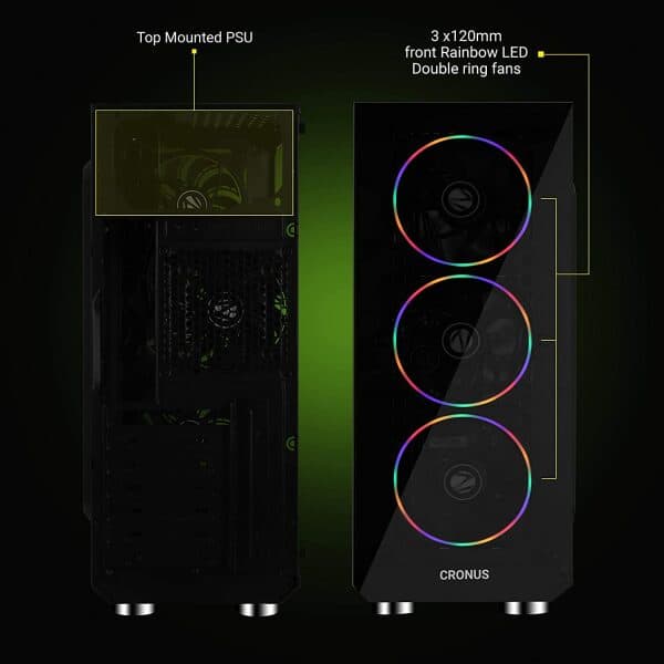 Zebronics Zeb-Cronus Premium Gaming Cabinet - Image 4