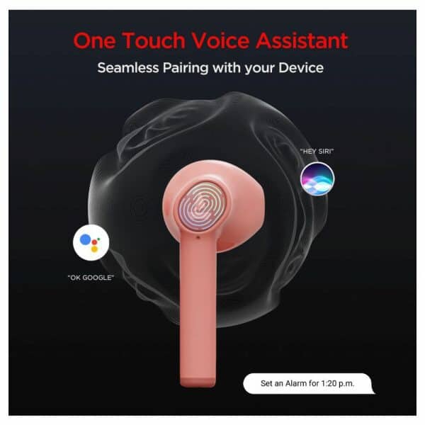 boAt Airdopes 138 Twin Wireless Earbuds with IWP Technology, Bluetooth V5.0, Immersive Audio, Up to 15H Total Playback, Instant Voice Assistant and Type-C Charging - Image 3
