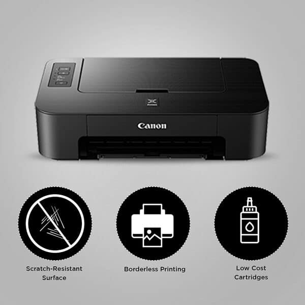 Canon Pixma TS207 Single Function Inkjet Printer (Black) - Image 4