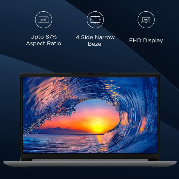 Lenovo IdeaPad Slim 1 AMD Ryzen 3 3250U 15.6" (39.62cm) FHD Laptop (8GB/512GB SSD/Win 11/Office 2021/2 Year Warranty/Alexa Built-in/3 Month Game Pass/Cloud Grey/1.6Kg), 82R1007XIN - Image 3