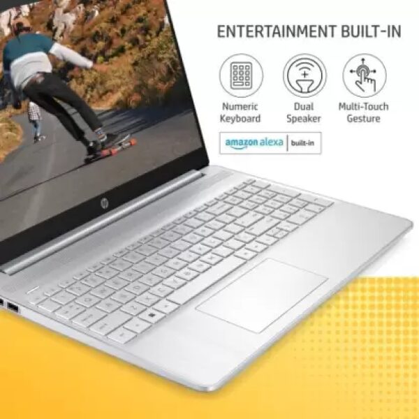 HP 15s Intel Core i3 11th Gen - (8 GB/512 GB SSD/Windows 11 Home) 15s-fr2511TU Thin and Light Laptop  (15.6 Inch, Natural Silver, 1.69 Kg, With MS Office) - Image 6