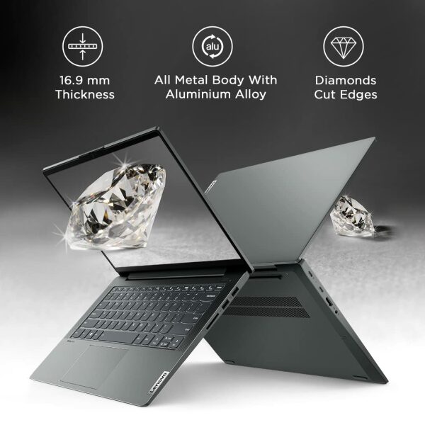 Lenovo IdeaPad Slim 5 12th Gen Intel Core i5-1235U 15.6" (39.62cm) FHD IPS Anti-Glare (16GB/512GB SDD/Windows 11/Office 2021/Backlit/1Yr Warranty/3months Game Pass/Storm Grey/1.85Kg), 82SF008YIN - Image 14