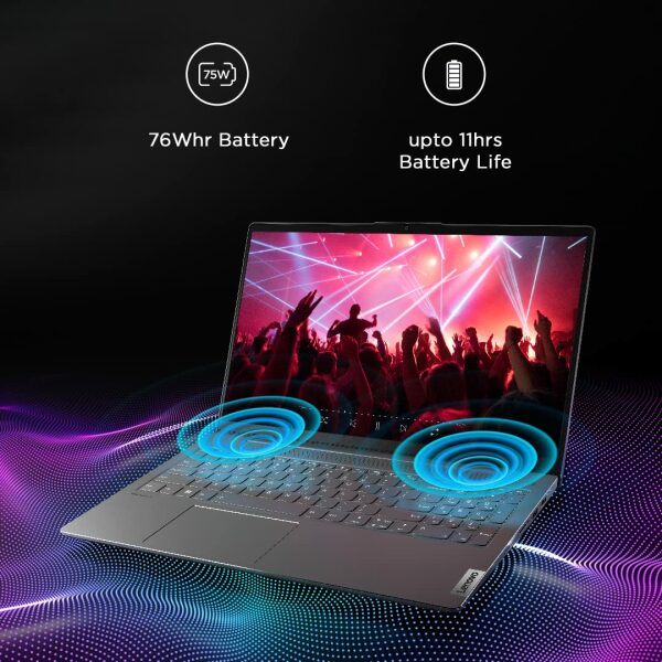 Lenovo IdeaPad Slim 5 12th Gen Intel Core i5-1235U 15.6" (39.62cm) FHD IPS Anti-Glare (16GB/512GB SDD/Windows 11/Office 2021/Backlit/1Yr Warranty/3months Game Pass/Storm Grey/1.85Kg), 82SF008YIN - Image 11
