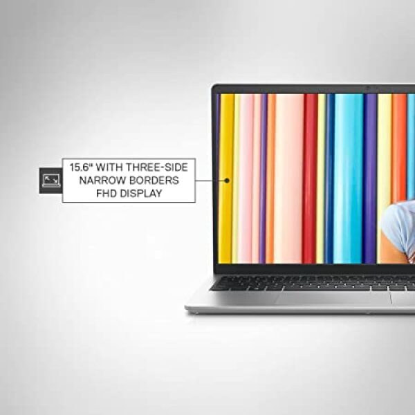 Dell Vostro Windows 11 3515 Laptop, AMD Ryzen 3-3250U, 8GB, 256GB, Win 11+MSO'21, 15.6" (39.64Cms) FHD WVA AG, Titan Grey - ICC-D585054WIN8, 1.8Kgs - Image 3