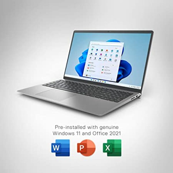 Dell Vostro Windows 11 3515 Laptop, AMD Ryzen 3-3250U, 8GB, 256GB, Win 11+MSO'21, 15.6" (39.64Cms) FHD WVA AG, Titan Grey - ICC-D585054WIN8, 1.8Kgs - Image 4