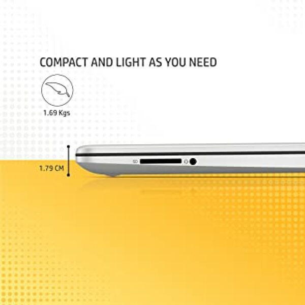 HP 15s, 12th Gen Intel Core i5 16GB RAM/512GB SSD 15.6-inch(39.6 cm) Micro-Edge Anti-Glare FHD Laptop/Win 11/Intel Iris Xe Graphics/Dual Speakers/Alexa/Backlit KB/MSO/Fast Charge, 15s- fq5112TU - Image 6