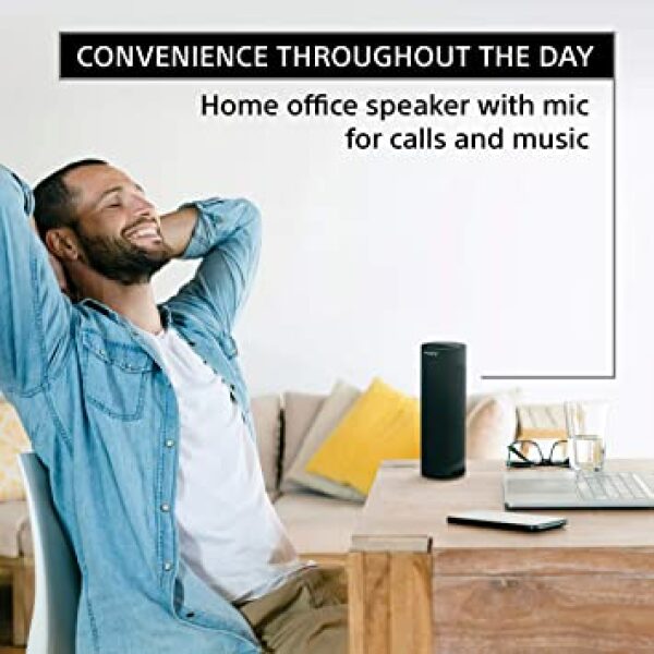 Sony SRS-XB23 Wireless Extra Bass Bluetooth Speaker with 12 Hours Battery, Party Connect, Waterproof IPX67, Dustproof, Rustproof, Shockproof Speaker with Mic, Loud Audio for Phone Calls/WFH (Black) - Image 4