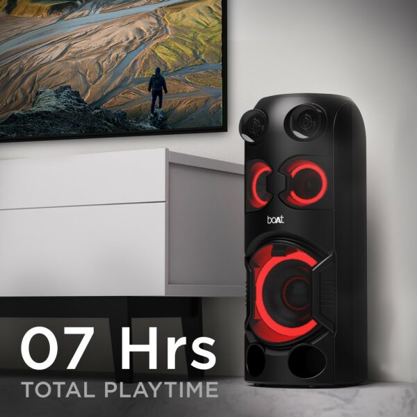 boAt Party Pal 208 Wireless Party Speaker with 70W RMS Stereo Sound, Bluetooth 5.0 (Midnight Black) - Image 5